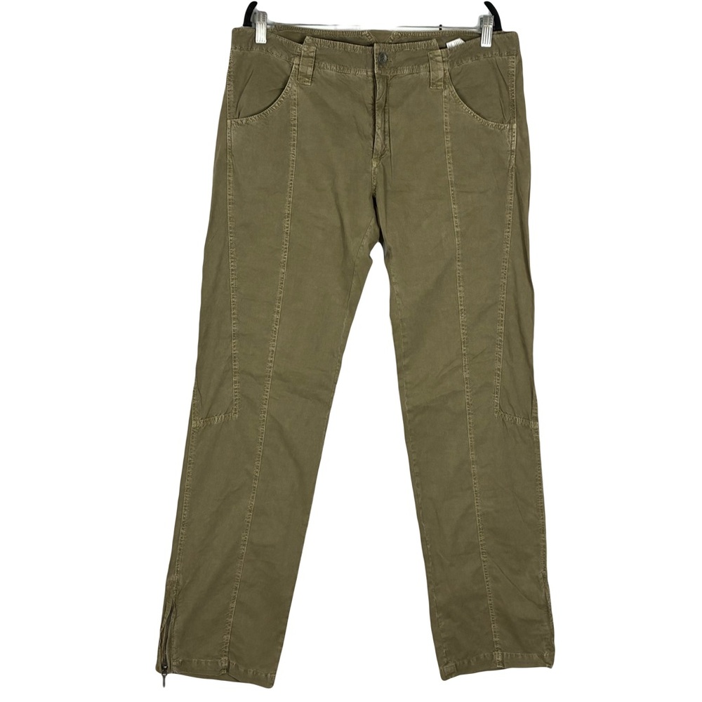 Ermmano Scervino Green Cotton Italian Pants Men’s w38 Cotton Zipper
